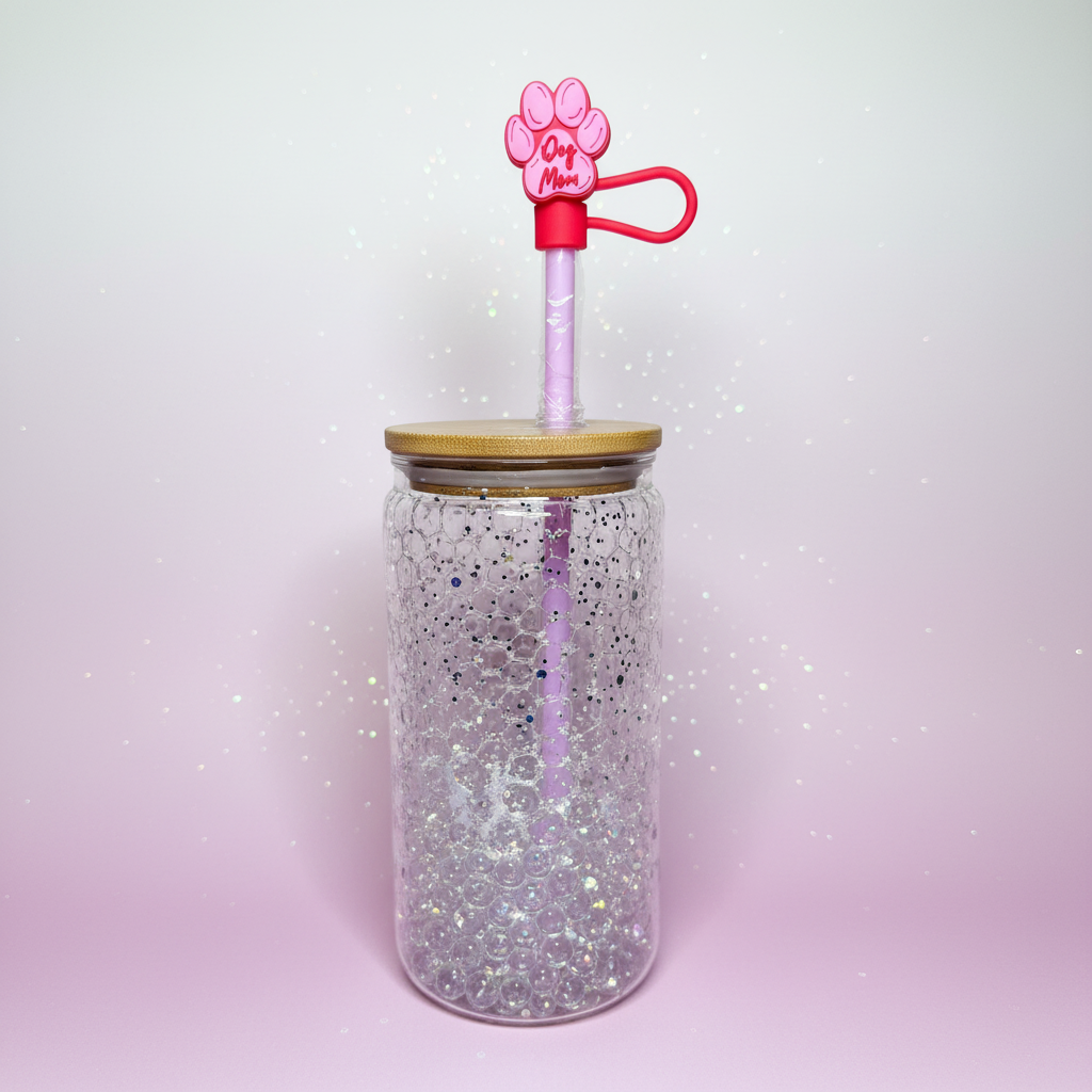 Dog Mom tumbler with improved background