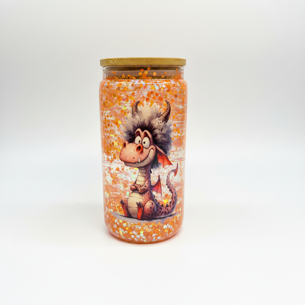 Enhanced children's snow globe tumbler