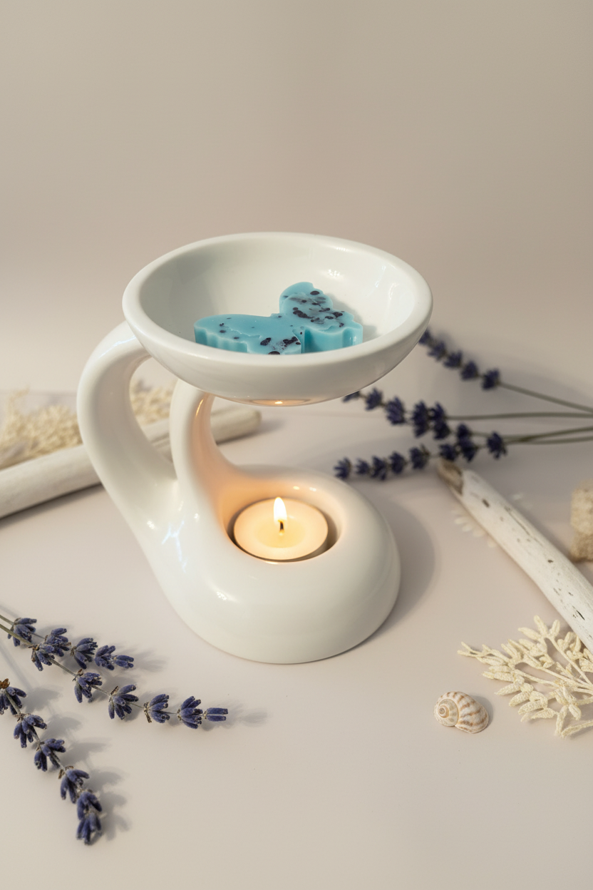 Enhanced White Porthleven Wax Burner