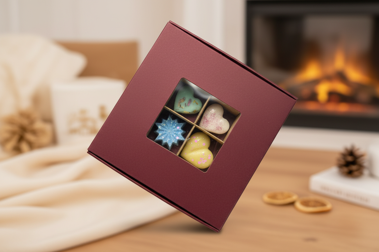 Winter Wax Melt Gift Box - Tilted Angle