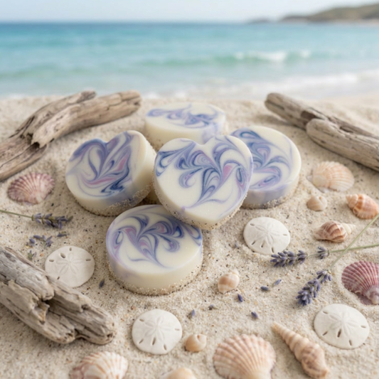 Handmade goat milk scented soaps
