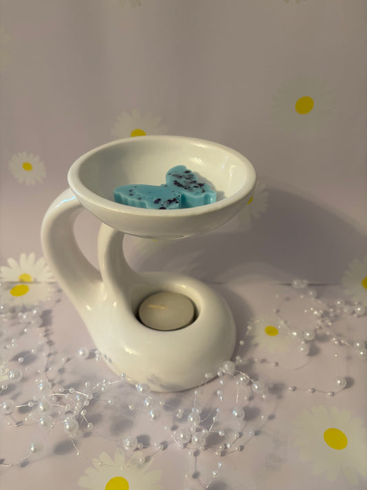 White Bali Wax Burner