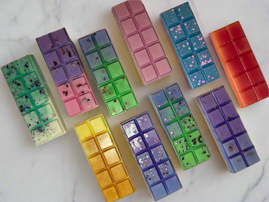8 wax melt scented snap bars