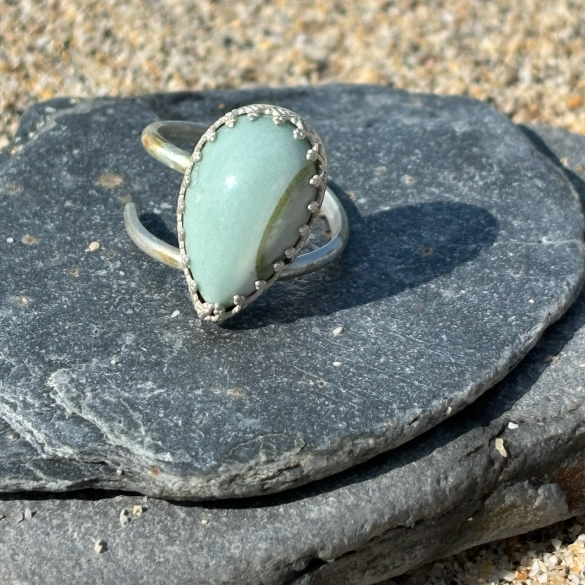 Sterling silver handcrafted ring