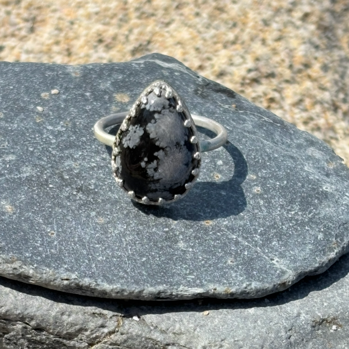 Handcrafter sterling silver ring