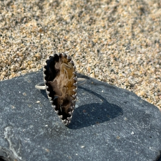 sterling silver handcrafted ring