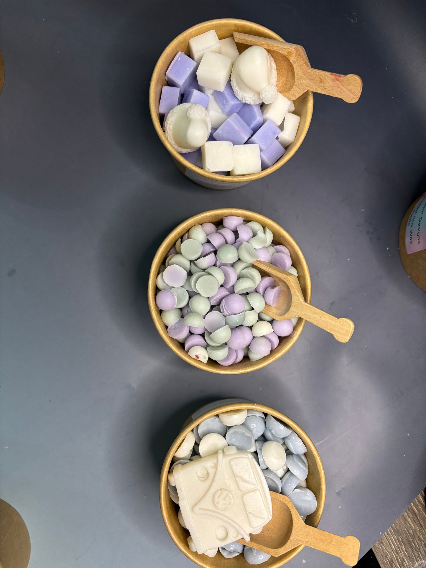 Wax Melt scoopie pots