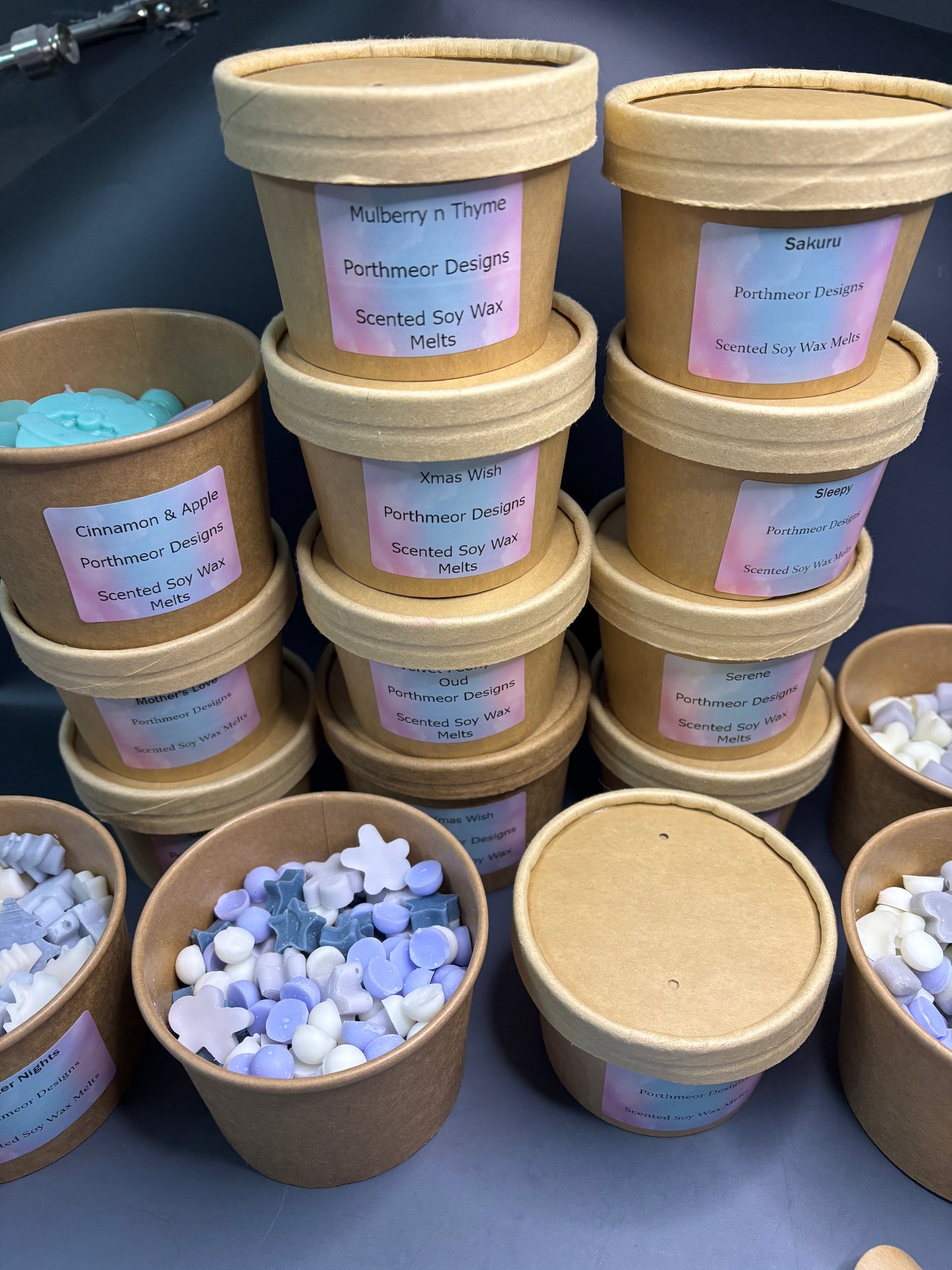 Wax Melt scoopie pots