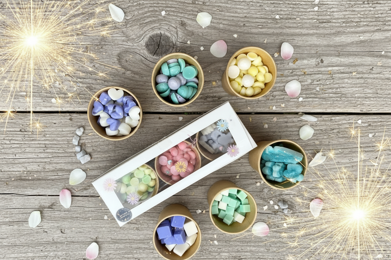 3 mini scoopie wax melt pots