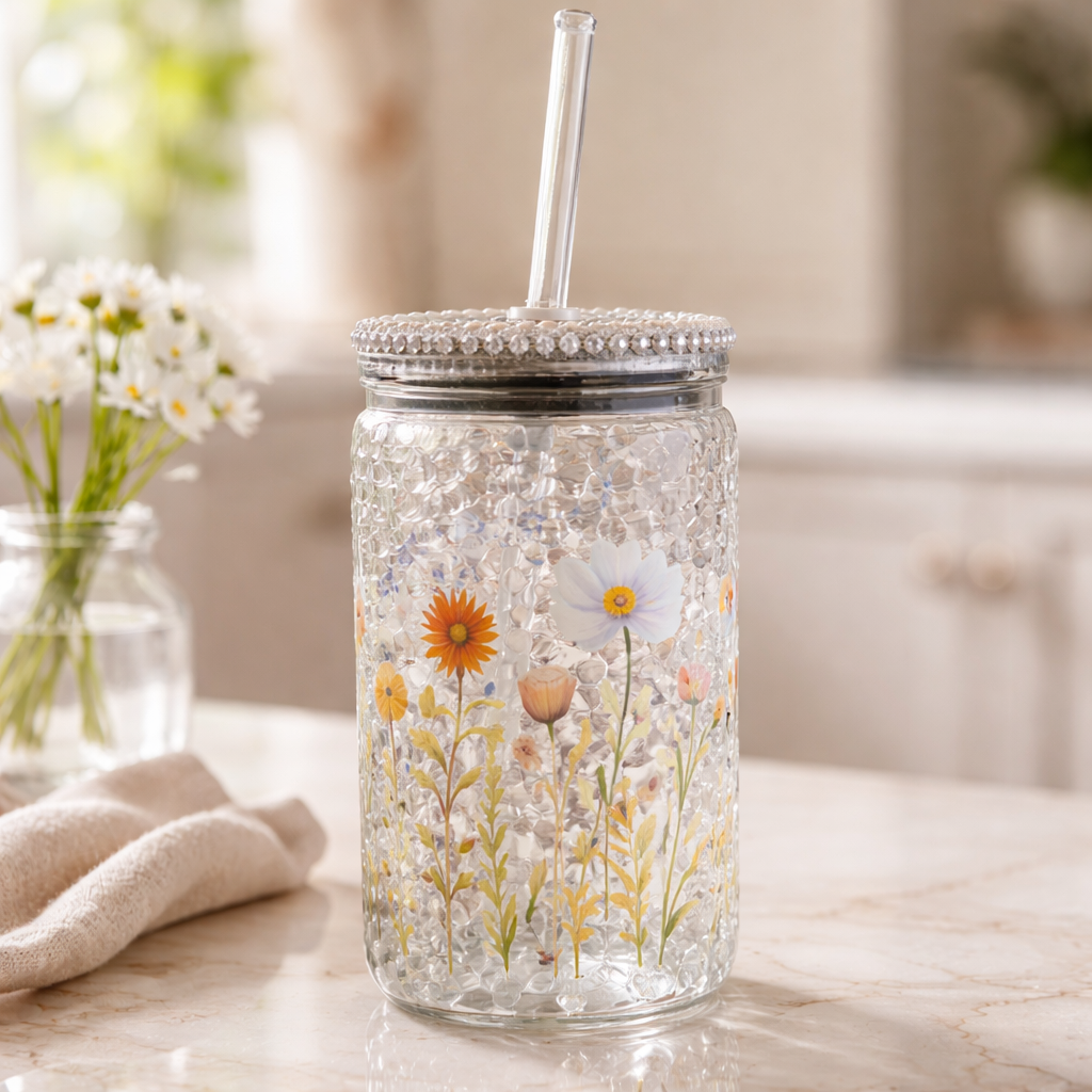 Double Bubble Glitter tumblers