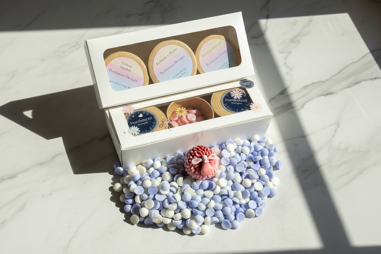 3 mini scoopie wax melt pots