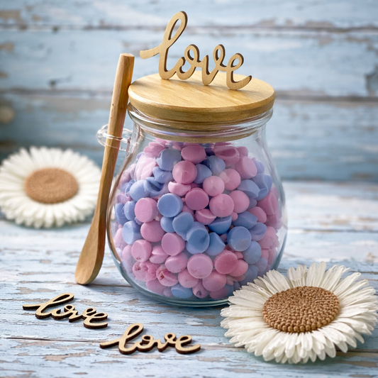 Wax melt scoopies jar.