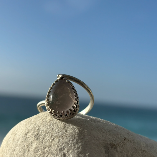 Handcrafted sterling silver ring