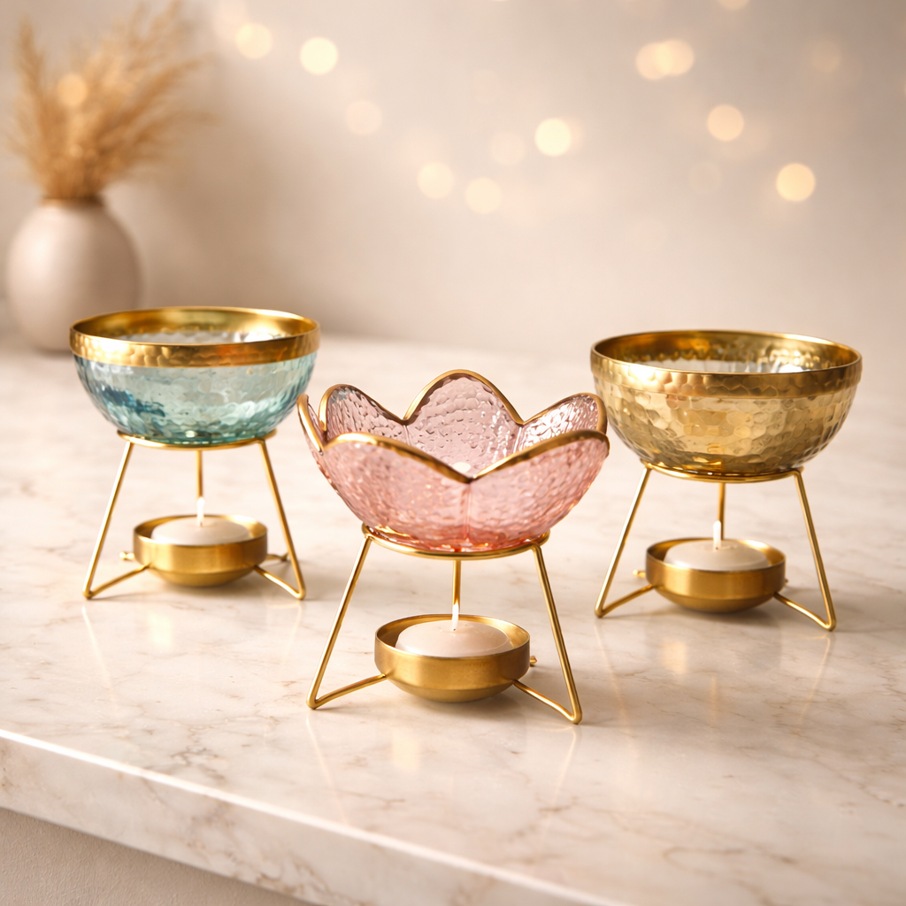 Tealight Burners and Wax melt Bundle