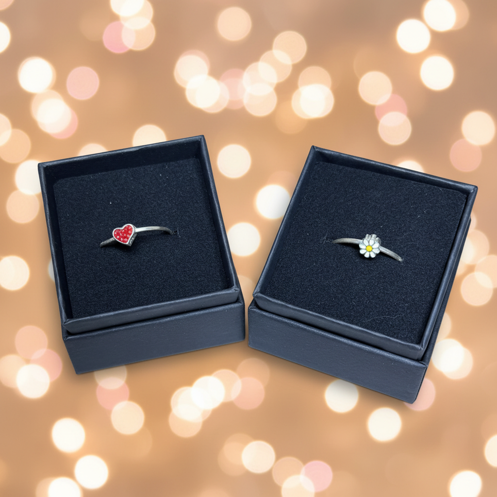 Enhanced New Heart Ring with fairy lights