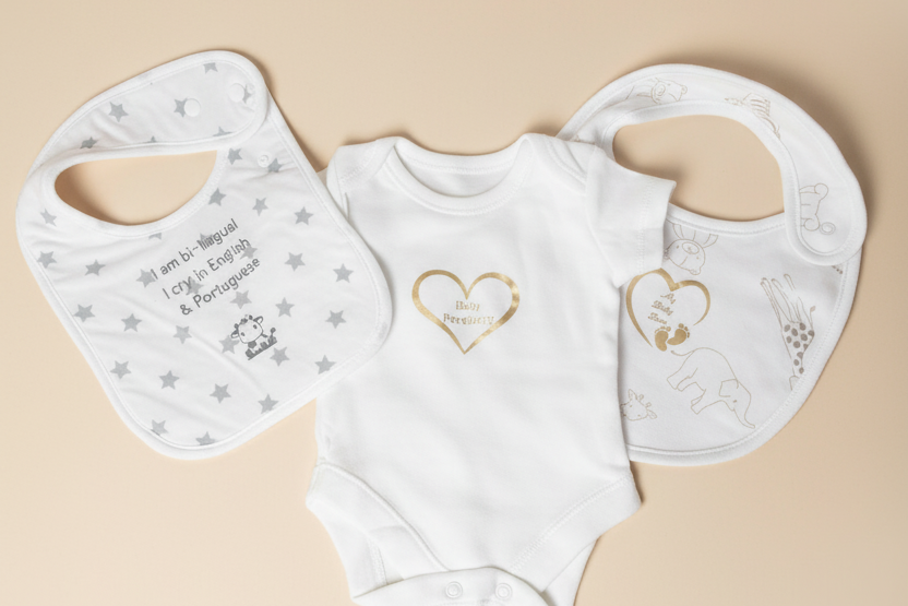 Baby clothes personalised