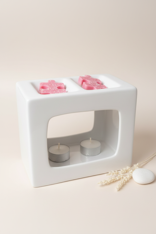 Enhanced White Porthmeor Wax Burner