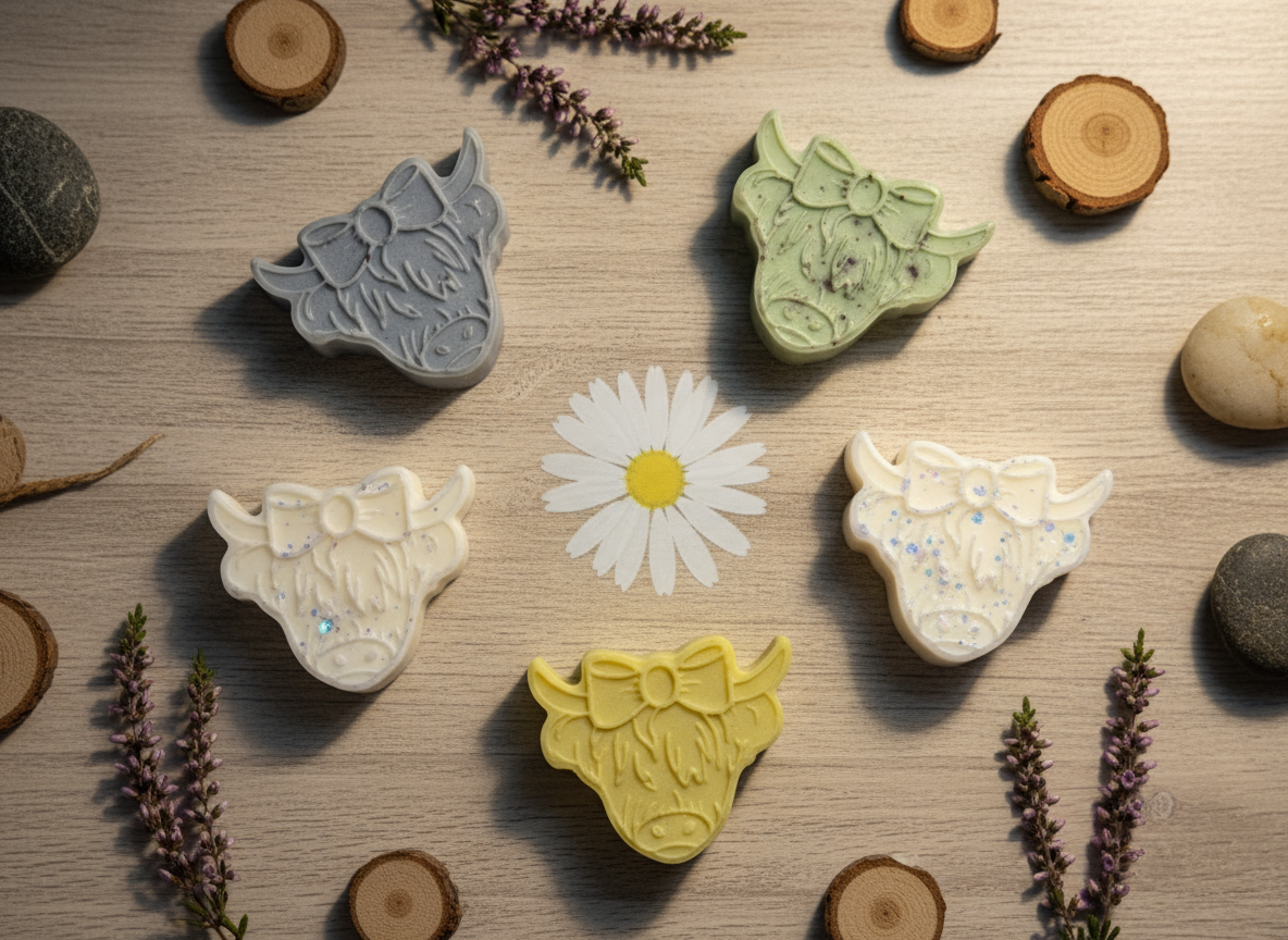 Improved Highland Cow wax melts design