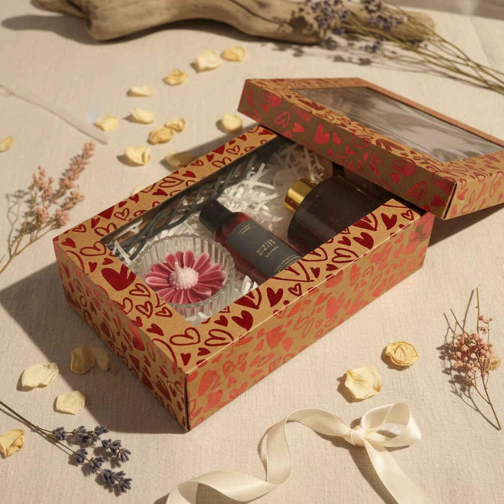 Rotated Valentine's Gift Box